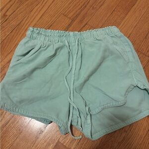 AE mint green shorts